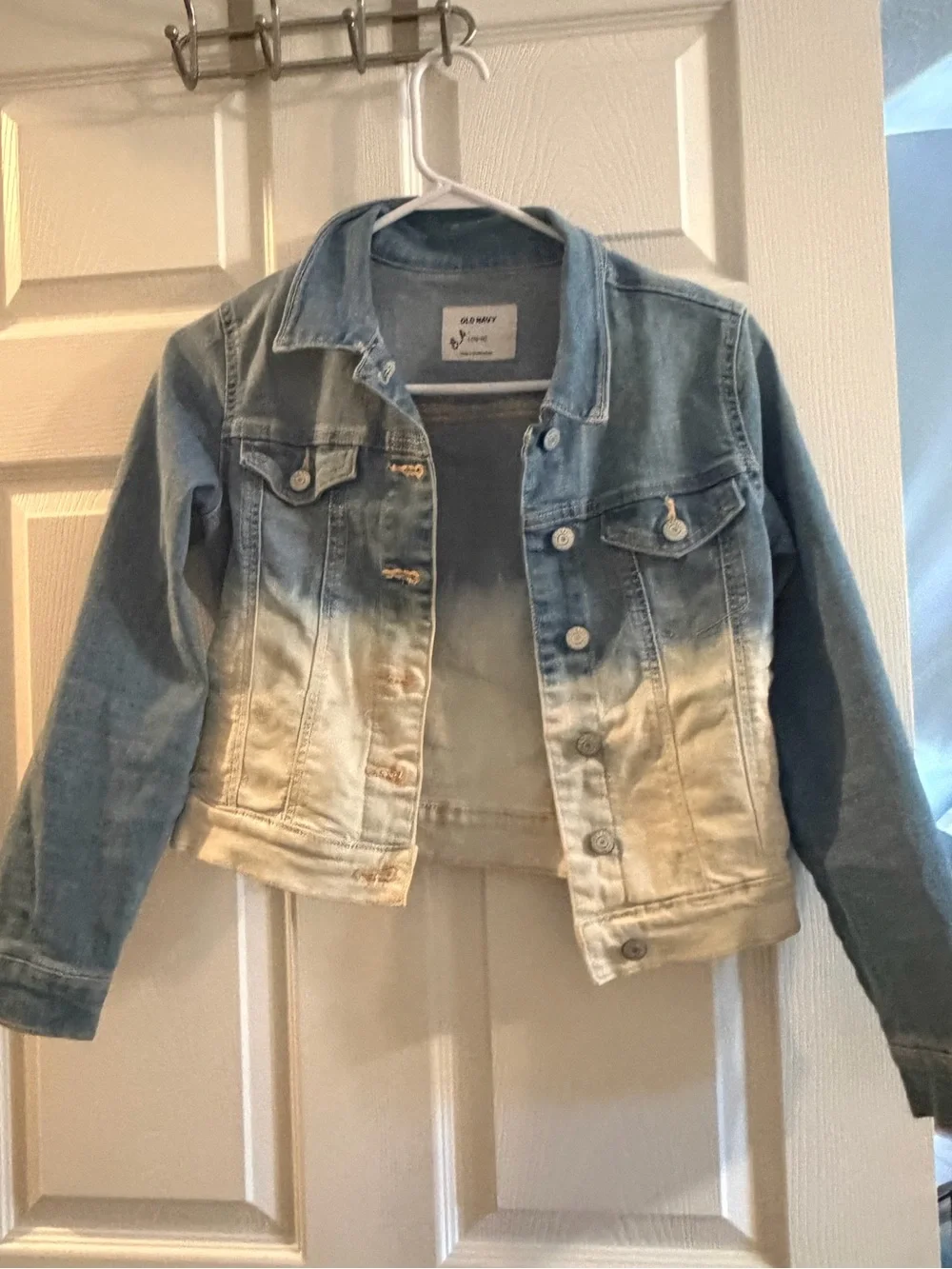 Black Distressed Denim  Vest